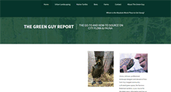 Desktop Screenshot of greenguyreport.com